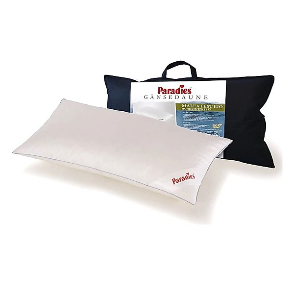 Paradies Gänsedaunen Kopfkissen Malea fest 15% Daunen 85% Federn 40x80 günstig online kaufen