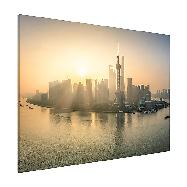Magnettafel Pudong bei Sonnenaufgang günstig online kaufen