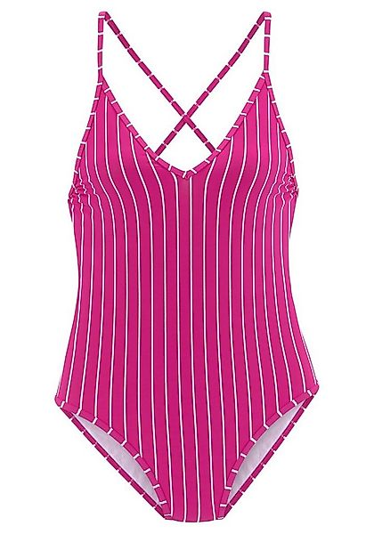 Vivance Badeanzug mit Nadelstreifen günstig online kaufen