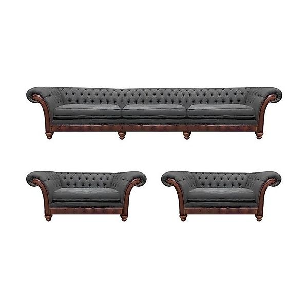 JVmoebel Chesterfield-Sofa Sofa Couch Polster Garnitur Sofagarnitur Moderne günstig online kaufen