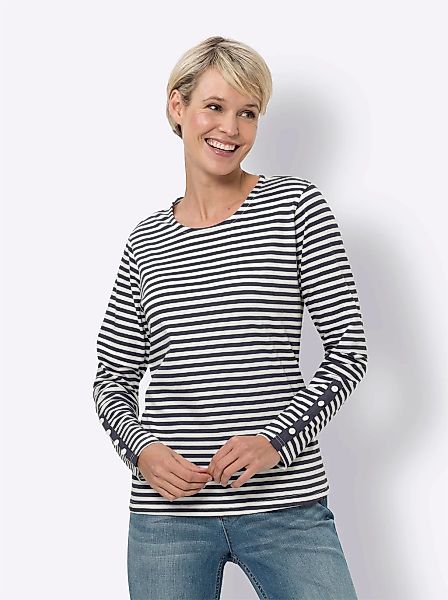 Classic Basics T-Shirt "Streifenshirt" 1 Stk. tlg. günstig online kaufen