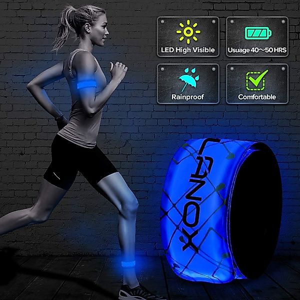 ELANOX LED Blinklicht LED Armband Leuchtband günstig online kaufen