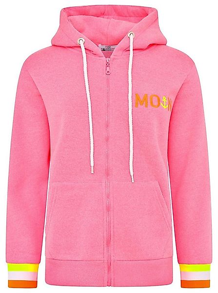 Zwillingsherz Kapuzensweatjacke Hoodiejacke Moin" Mit Kapuze günstig online kaufen