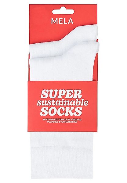 MELA Socken Basic Socken 2 Paare Das Elasthan "Roica" ist abbaubar, ohne Sc günstig online kaufen