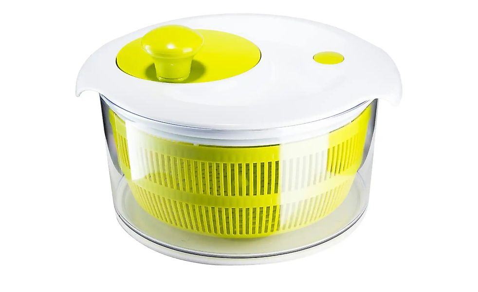 KHG Salatschleuder   ¦ weiß ¦ Kunststoff ¦ Maße (cm): B: 24,5 H: 18 Küchenz günstig online kaufen