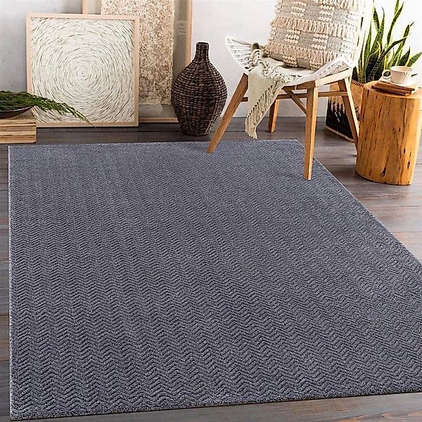 Carpet City Teppich Friseé-Teppich FANCY805, rechteckig, günstig online kaufen