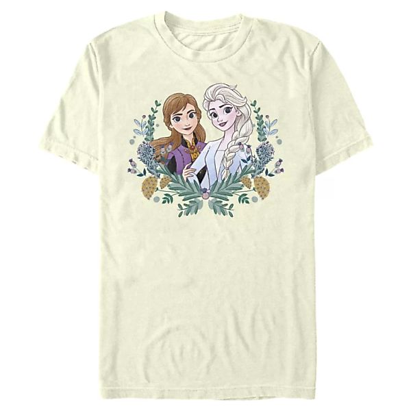 Disney - Eiskönigin - Elsa & Anna Frozen Wreath - Männer T-Shirt günstig online kaufen
