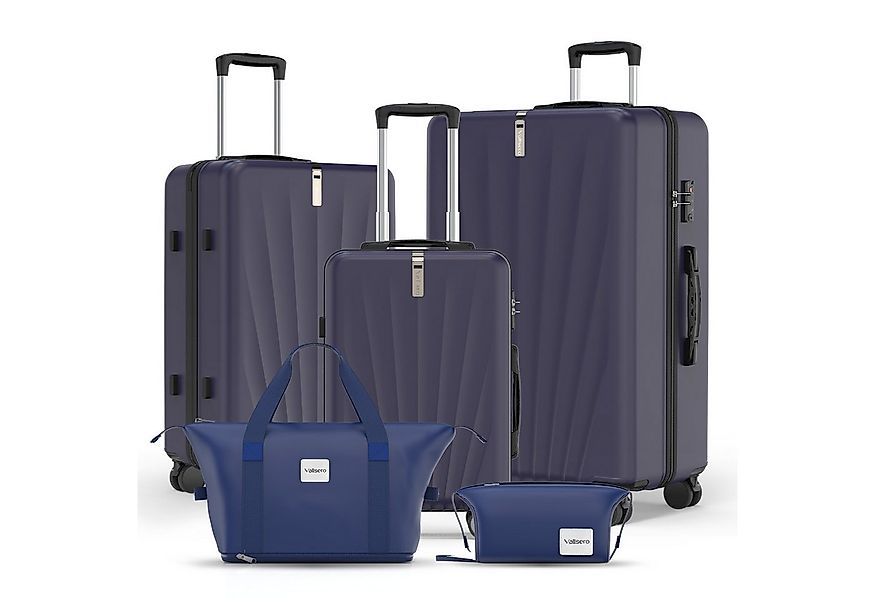 VALLSERO Trolleyset M-L-XL-Set, Gepäck mit Kosmetiktasche, Hartschalen-Koff günstig online kaufen
