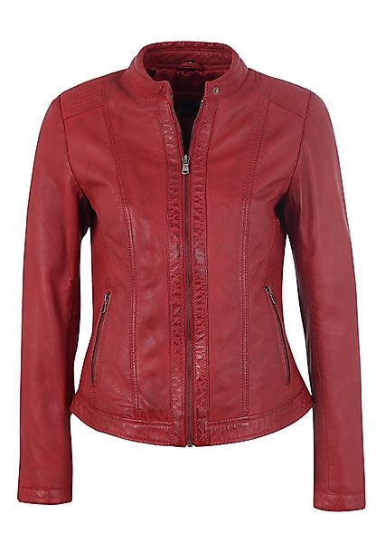 7eleven Lederjacke URSULA (1-St) mit Stehkragen günstig online kaufen