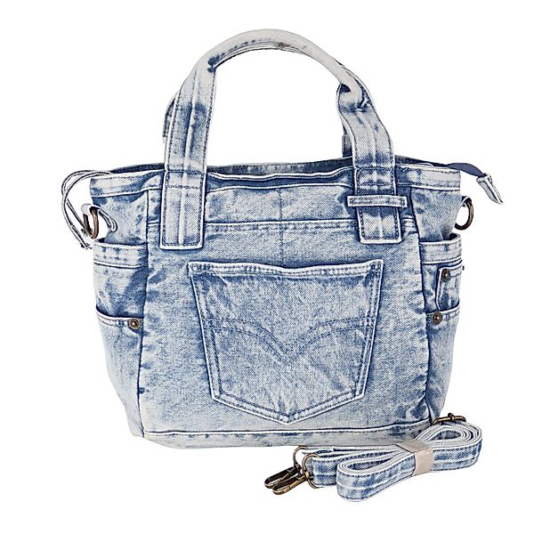 MIRROSI Umhängetasche Damen aus Jeans Schultertasche günstig online kaufen