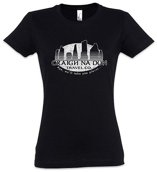 Urban Backwoods Print-Shirt Craigh Na Dun Travel Co. Damen T-Shirt Outlande günstig online kaufen