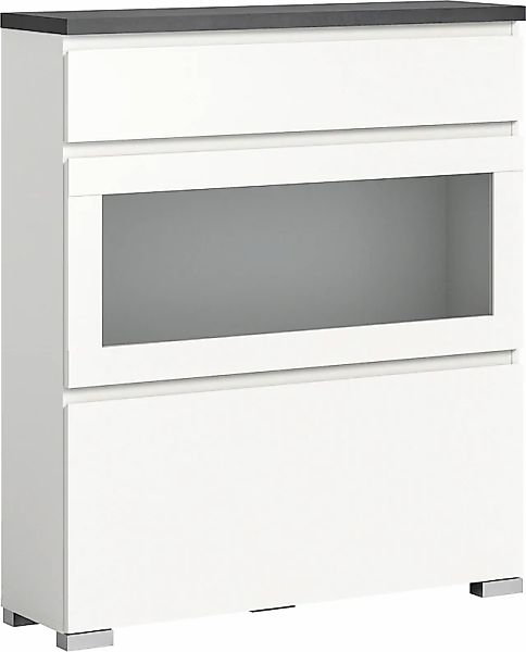 Home affaire Schuhschrank "Skoskap, Tiefe 27cm, 2 Klappen, 1 Schubkasten, P günstig online kaufen