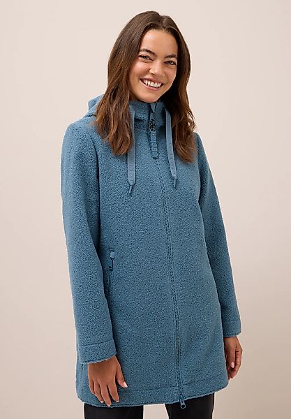 Cecil Fellimitatmantel mit Kapuze mit Tunnelzugband günstig online kaufen