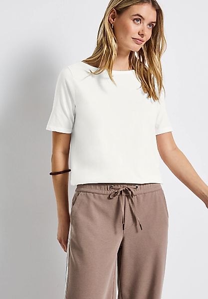 STREET ONE T-Shirt, U-Boot Ausschnitt, Basic günstig online kaufen