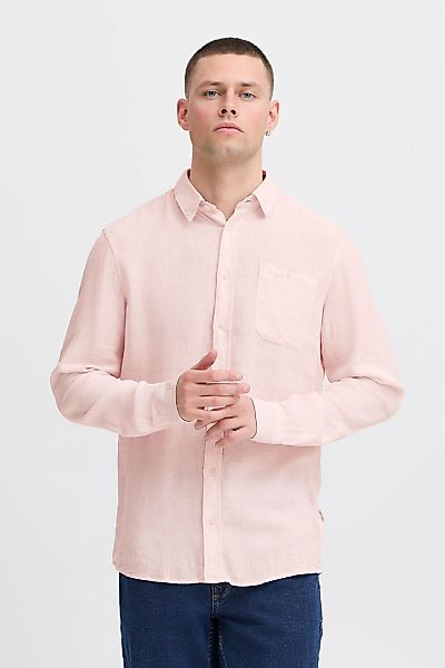 Blend Langarmhemd "BHBobby Shirt stripe", Stilvolles Langarmhemd aus Leinen günstig online kaufen