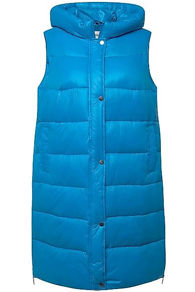 Angel of Style Steppweste Stepp-Longweste Kapuze Seitenschlitze ärmellos günstig online kaufen