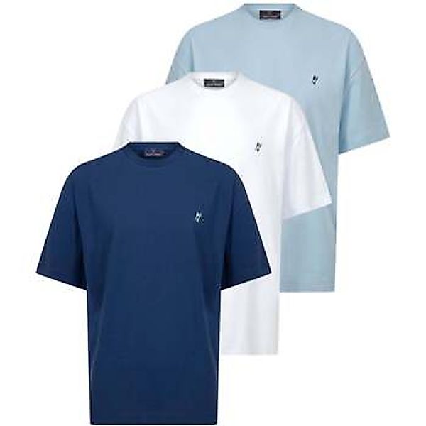 Jacey Quinn  T-Shirts & Poloshirts 3 Pack Of Oversize T-Shirt günstig online kaufen