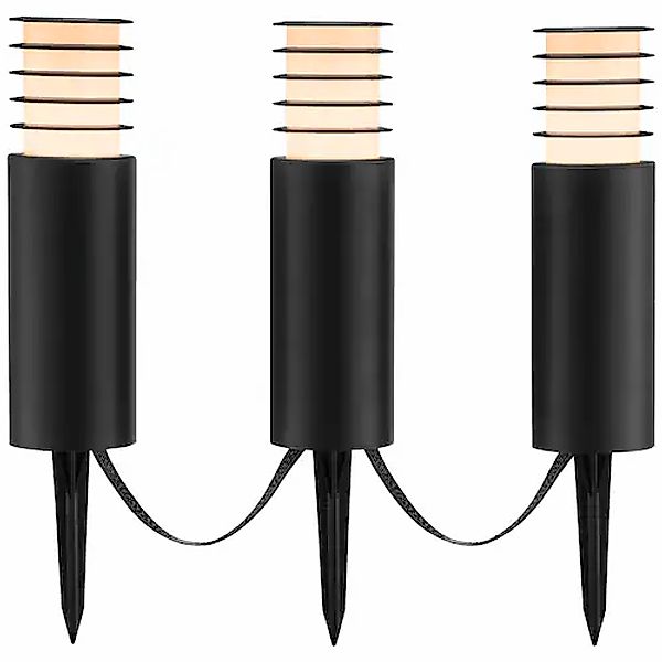 Brilliant LED Gartenleuchte »Carosu« LED-Modul 3 Stk. warmweiß - kaltweiß günstig online kaufen