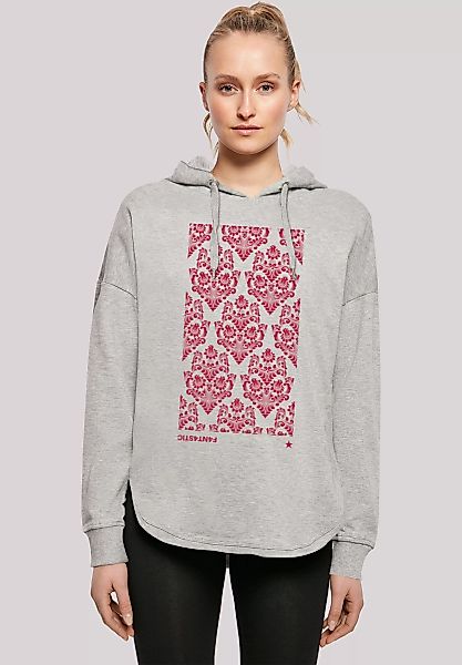 F4NT4STIC Kapuzenpullover "Blumen Muster Rot", Print günstig online kaufen