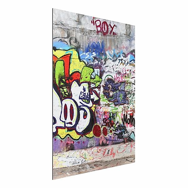 Alu-Dibond Bild - Hochformat 3:4 Graffiti günstig online kaufen