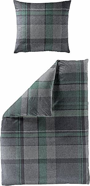 BIERBAUM Bettwäsche "4046" 2 Stk. in Renforcé und Biber aus 100% Baumwolle, günstig online kaufen