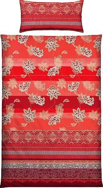 Erwin Müller Bettwäsche Bettwäsche, Mako-Satin, Blumen günstig online kaufen