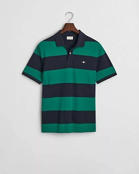 Gant Poloshirt BLOCK STRIPE POLO, DEEP GREEN günstig online kaufen