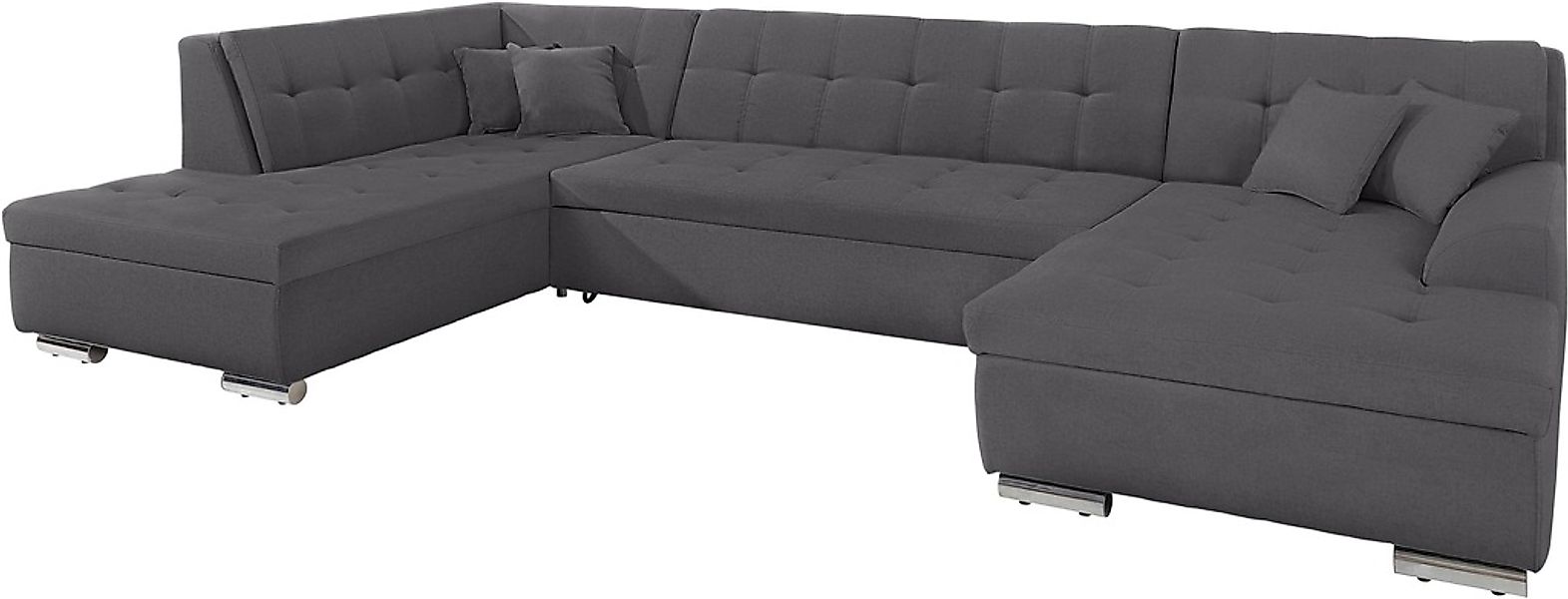 DOMO collection Wohnlandschaft »Aversa U-Form« wahlweise mit Bettfunktion, günstig online kaufen