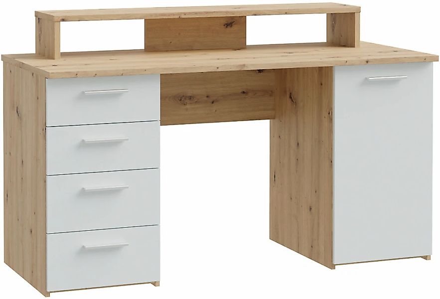 FORTE Schreibtisch "NET160", viel Stauraum, Tischplatte bis 50 kg belastbar günstig online kaufen