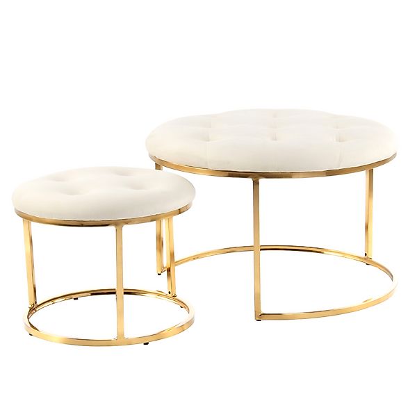 Kayoom Polsterhocker Becky 825 2er-Set", vielseitig verwendbar günstig online kaufen