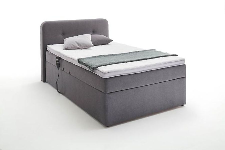 Boxbett elektrisch mit Stauraum  Rutland ¦ grau ¦ Maße (cm): B: 130 H: 104 günstig online kaufen