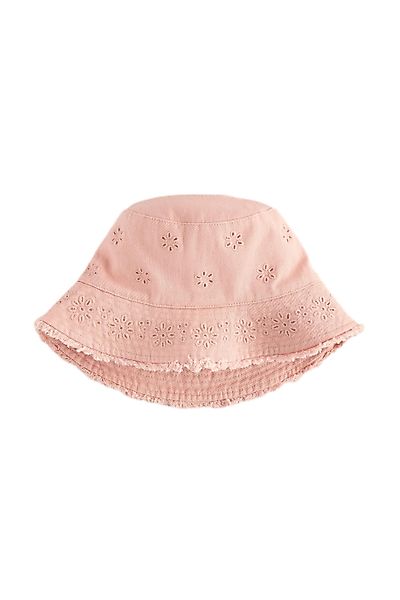 Next Fischerhut Fischerhut mit Blumen-Lochstickerei aus günstig online kaufen