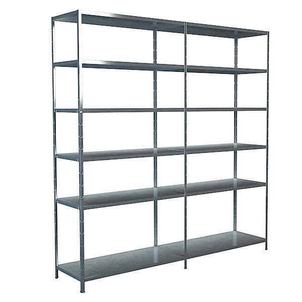 Schulte Steck-Grund-/Anbauregal 230 cm x 220 cm x 50 cm Verzinkt günstig online kaufen
