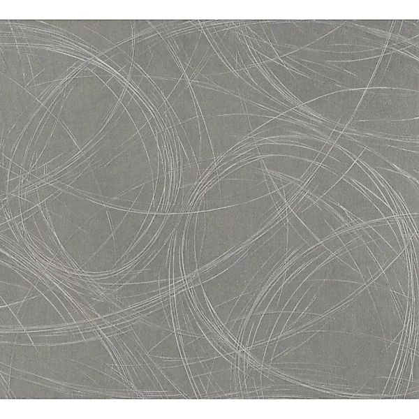 Marburg Vliestapete Grafisch Streifen Grau 10,05 m x 0,70 m FSC® günstig online kaufen