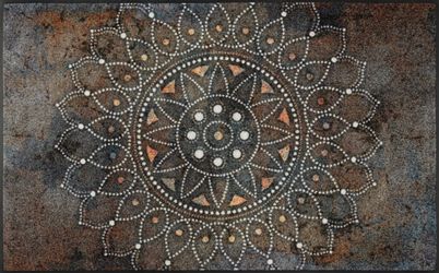 wash+dry by Kleen-Tex Teppich "Madhana" rechteckig 7 mm Höhe Motiv Mandala, günstig online kaufen