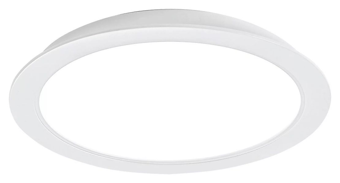 LED Deckenleuchte Weiß Kunststoff 9,5 cm Shaun günstig online kaufen