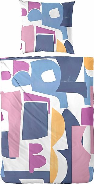 Primera Bettwäsche "puzzle" 2 Stk. mit strukturierten und kunstvoll angeord günstig online kaufen