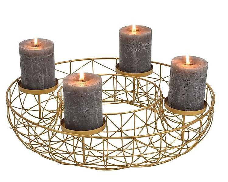 matches21 HOME & HOBBY Kerzenhalter Metall günstig online kaufen