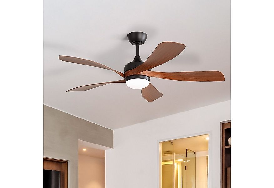 Sofucor Deckenventilator mit Beleuchtung und Fernbedienung, 132 cm moderner günstig online kaufen