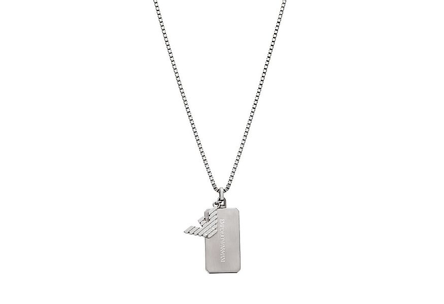 Emporio Armani Kette mit Anhänger Schmuck Geschenk Edelstahl günstig online kaufen