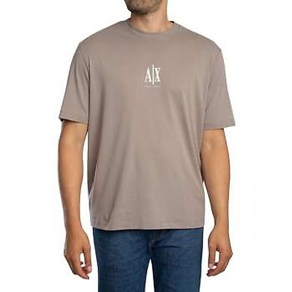 EAX  T-Shirt T-Shirt mit gesticktem Logo in der Mitte günstig online kaufen