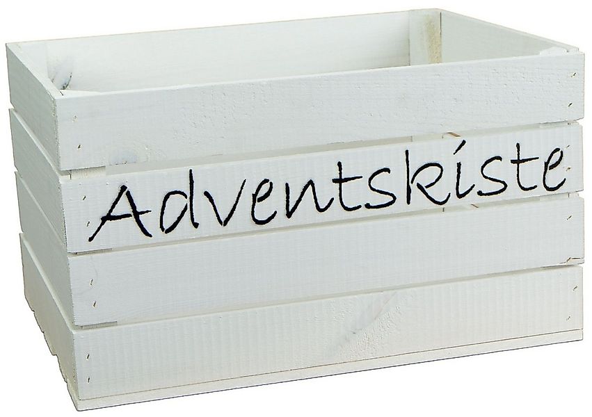 Kistenkolli Altes Land Allzweckkiste Adventskiste weiss Weinkiste Obstkiste günstig online kaufen