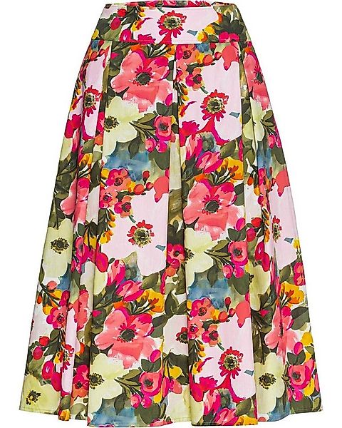 Reitmayer Faltenrock Weiter Rock mit Blumen-Allover günstig online kaufen