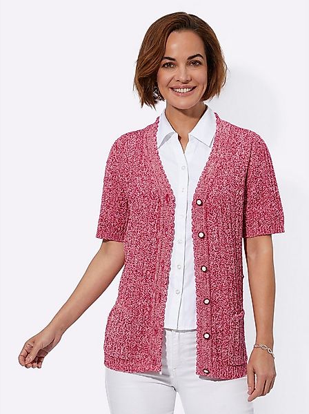 Witt Strickjacke Strickjacke Kurzarm Ajour, Jersey günstig online kaufen