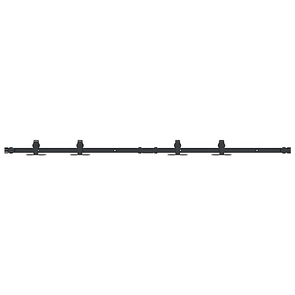 vidaXL Schiebetürbeschlag Set für Schranktüren 152 cm Karbonstahl 4009674 günstig online kaufen