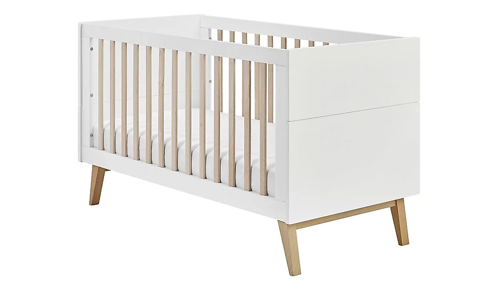 Kinderbett - weiß - 76 cm - 89,5 cm - Baby > Babymöbel > Babybetten - Möbel günstig online kaufen