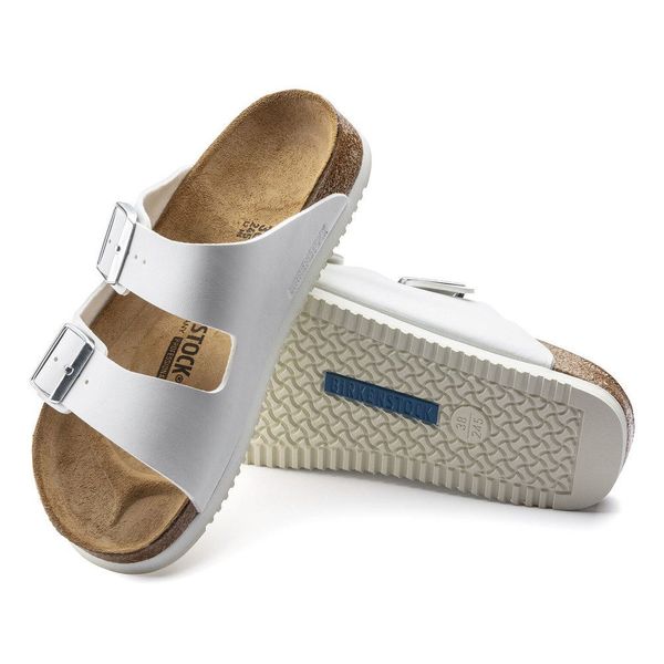 Birkenstock Sandale Arizona Superlauf, Birko-Flor, weiß günstig online kaufen