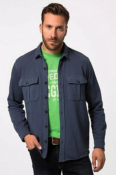 JP1880 Businesshemd Hemd Overshirt Sweat Vintage-Look Langarm bis 8 XL günstig online kaufen