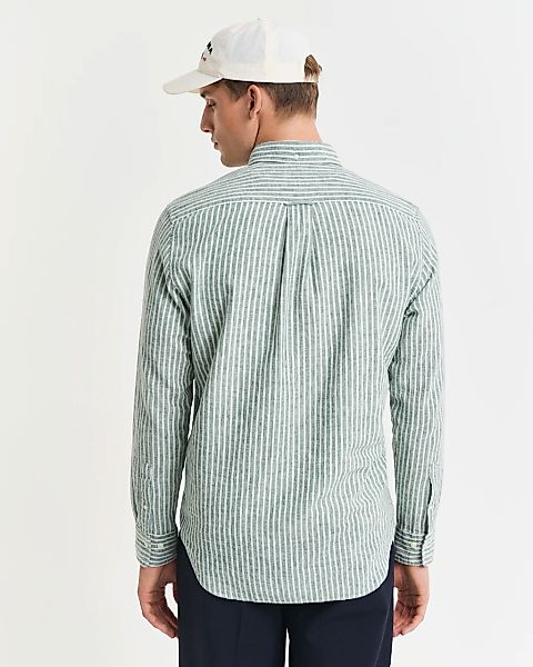 Gant Hemd Streifen Bold Leinen Blau  - Größe XL günstig online kaufen