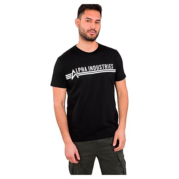 Alpha Industries Industries Kurzärmeliges T-shirt XS Black günstig online kaufen